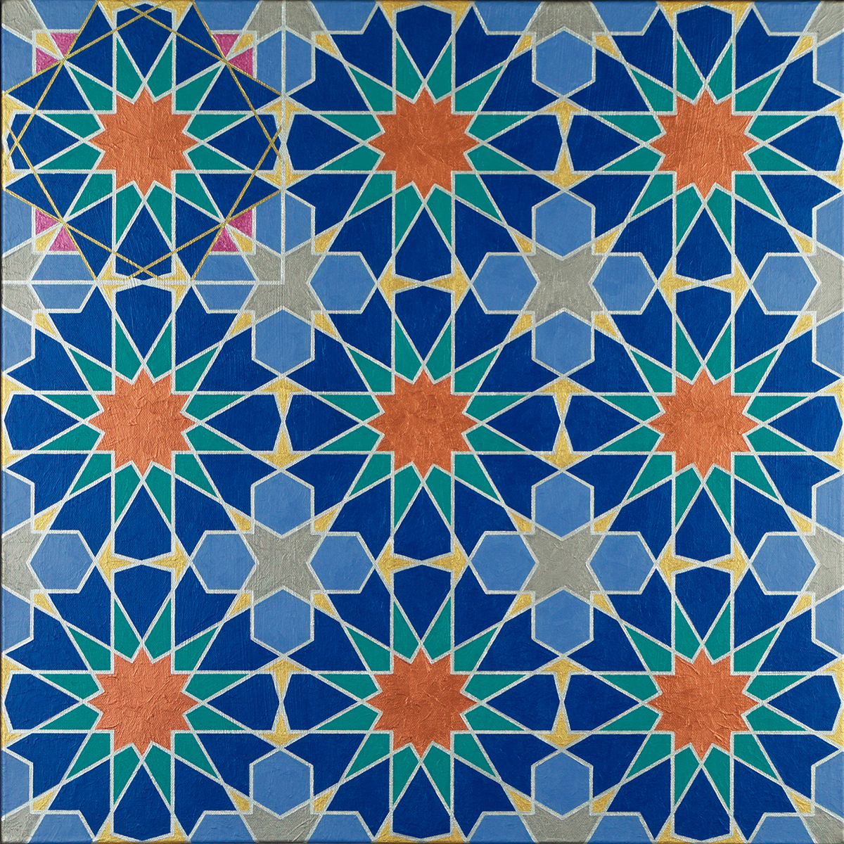 Ben Yusef Madrasa Geometric Construction Panel 2